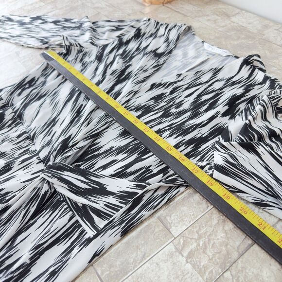 Peter Nygard Women's Dress Black/ White Knotted Front PET M NEW WITH TAG - Picture 11 of 16